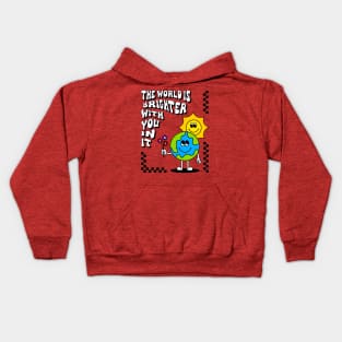 The World is Brighter Kids Hoodie